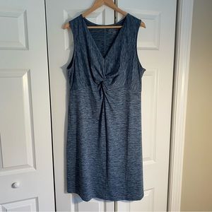 Eddie Bauer Sleeveless Dress - Heather Blue - Size XL